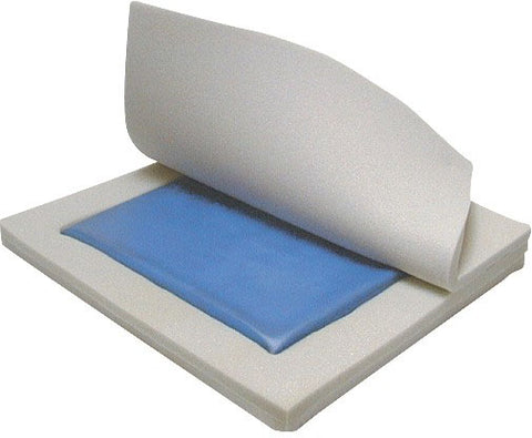 Molded Wheelchair Cushion General Use Gel-foam 18x16x2