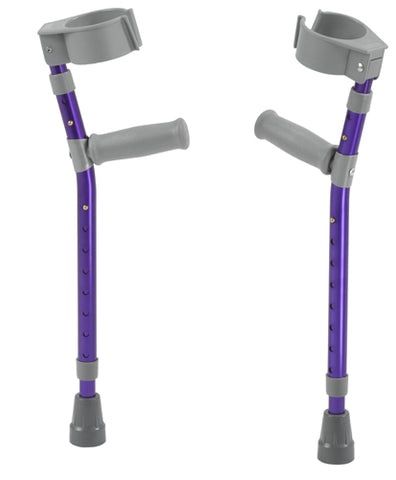Pediatric Forearm Crutches(pr) Knight Blue 4'4 -5'5  Ht