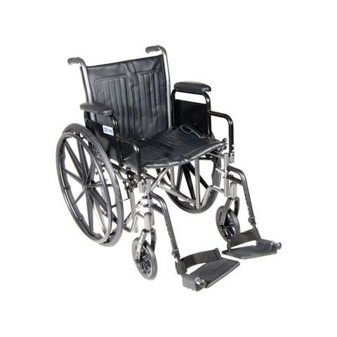 Wheelchair Econ Rem Desk Arms 20  W-sf  Dual Axle