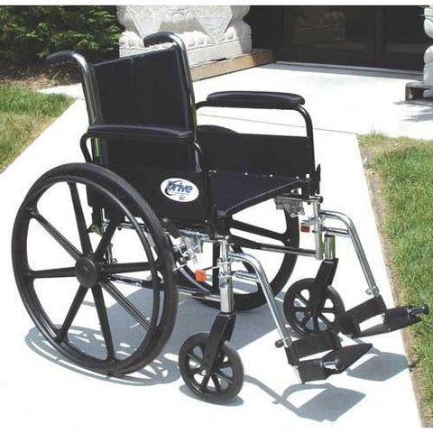 K3 Wheelchair Ltwt 16  W-dda & S-a Footrests  Cruiser Iii